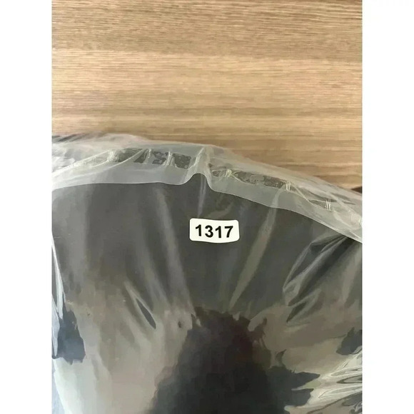 SOLD Outdoor Voices Mega Fleece Wool Blend Hoodie Sweater 1/2 Zip Sz S Black - Picture 11 of 11